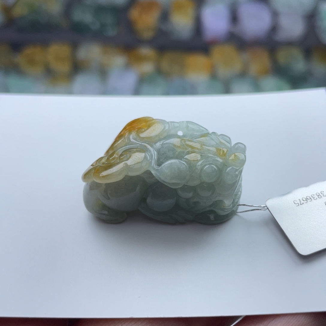 翡翠颈饰未镶嵌貔貅