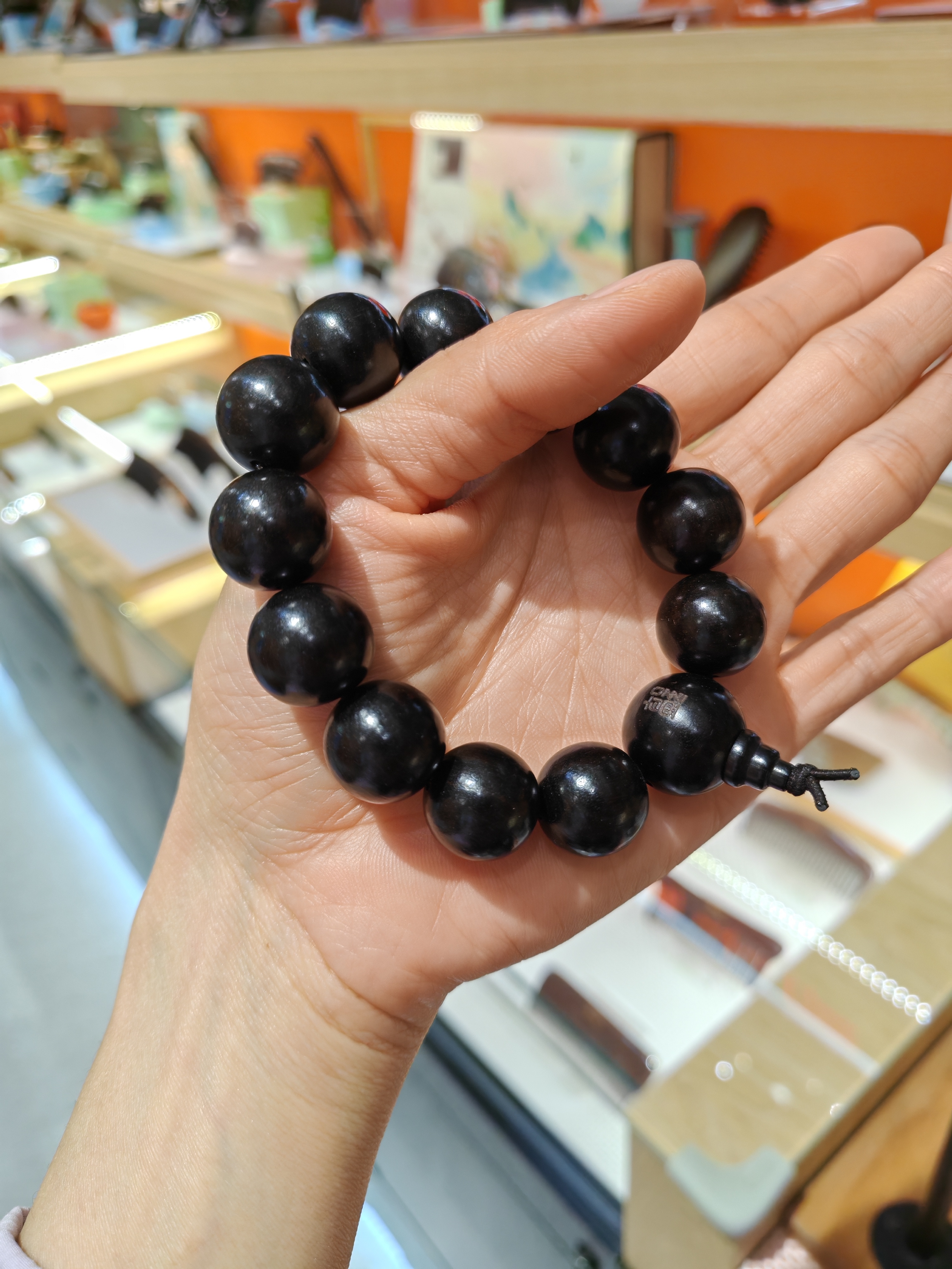 许昌超市（京东包邮）代购檀木手串文玩念珠精品手串（一物一票）