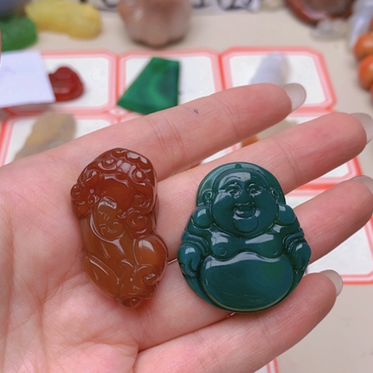 【闪购商品】未镶嵌玛瑙/玉髓珠宝半成品？*！