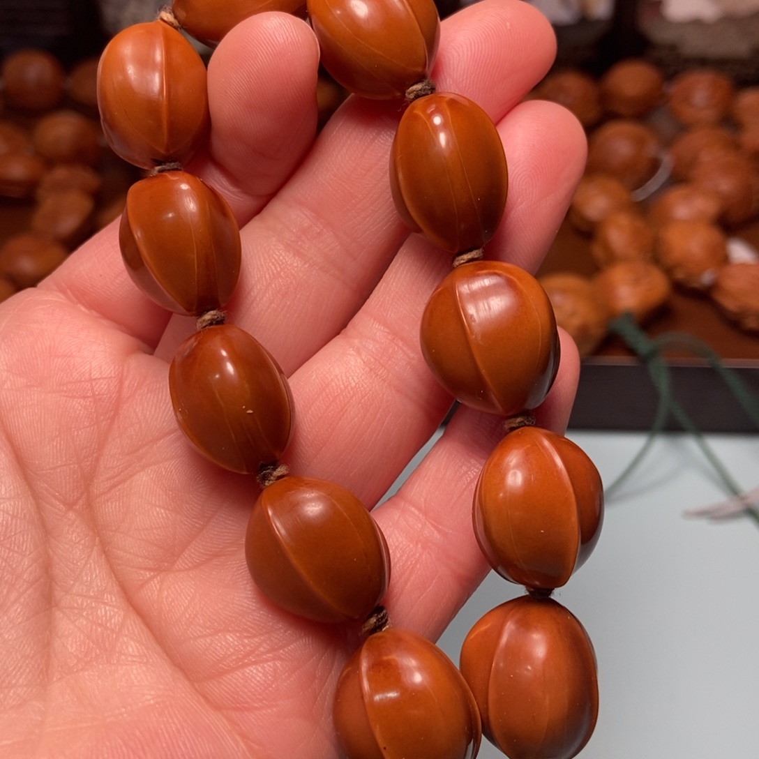 橄榄核手串/手链1.6鲨鱼背