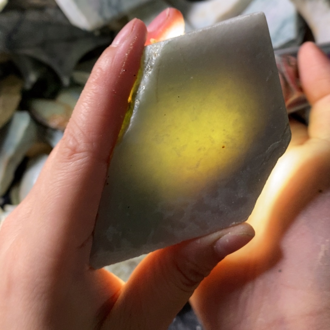 颈饰未镶嵌翡翠天然翡翠