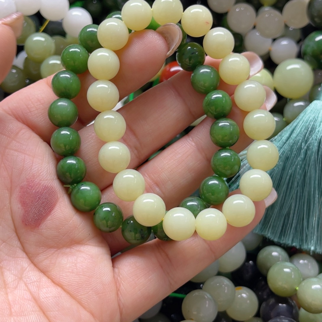 和田玉手链未镶嵌