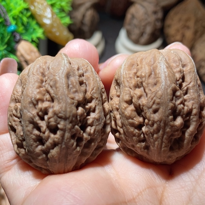 把件文玩核桃东北楸子小雪72