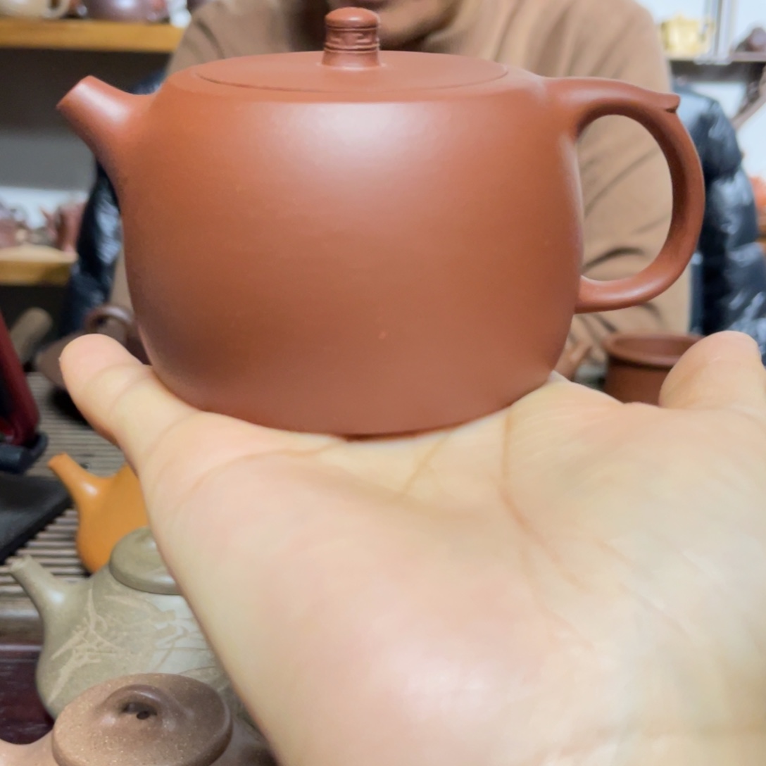 紫砂茶壶紫泥汉铎150CC