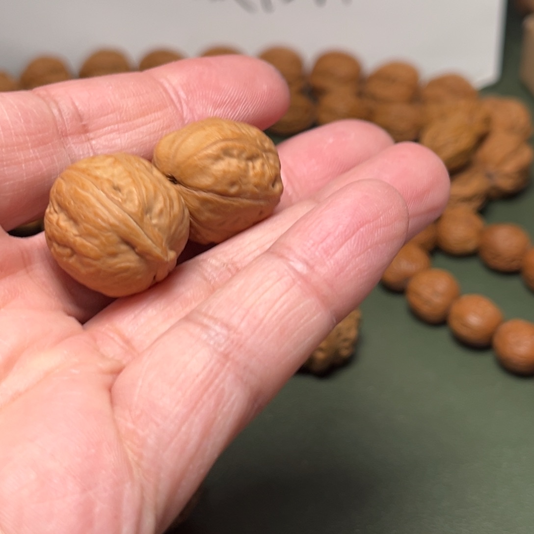 桃核吊坠山*雪精品秋子手串核桃