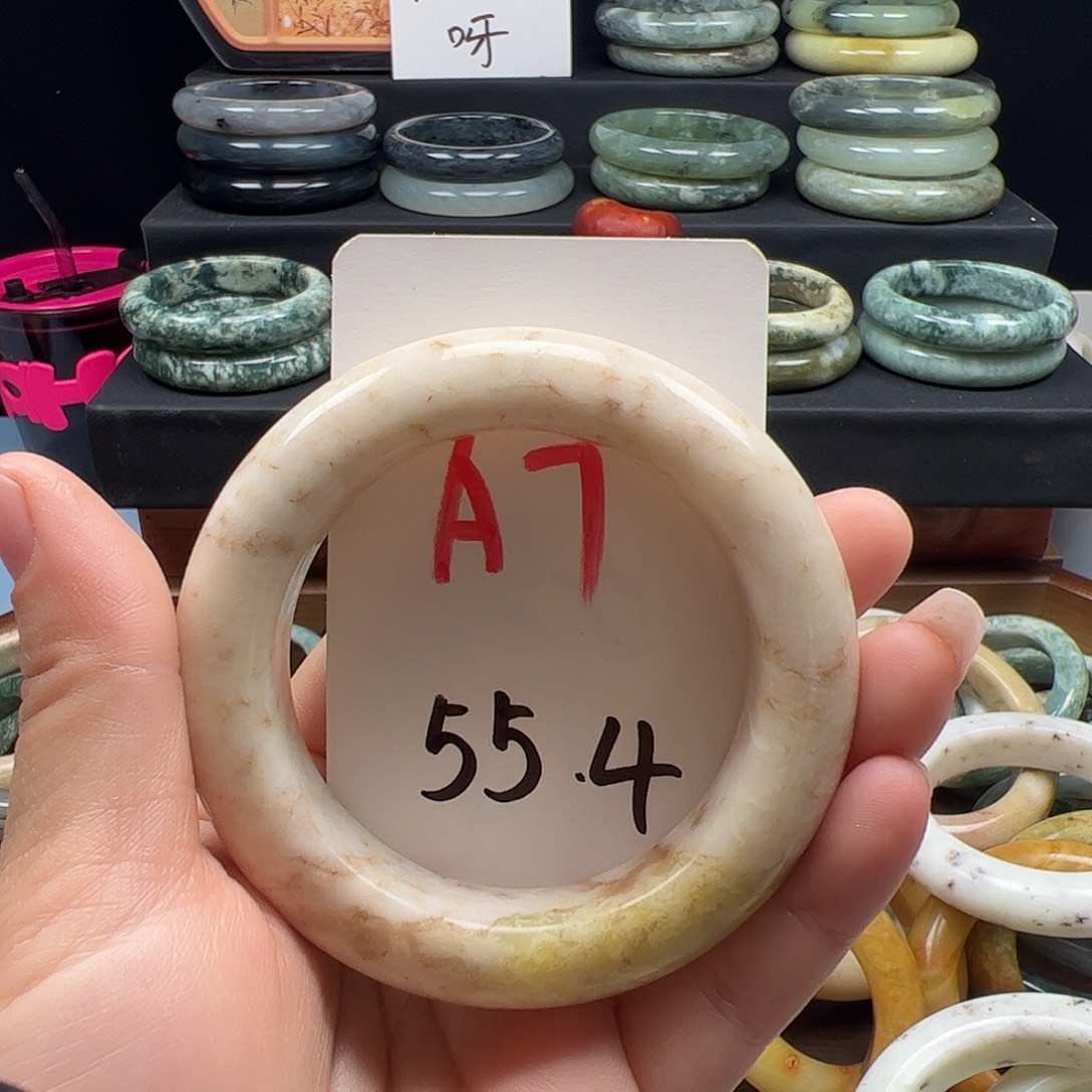 蛇纹石玉合金手镯