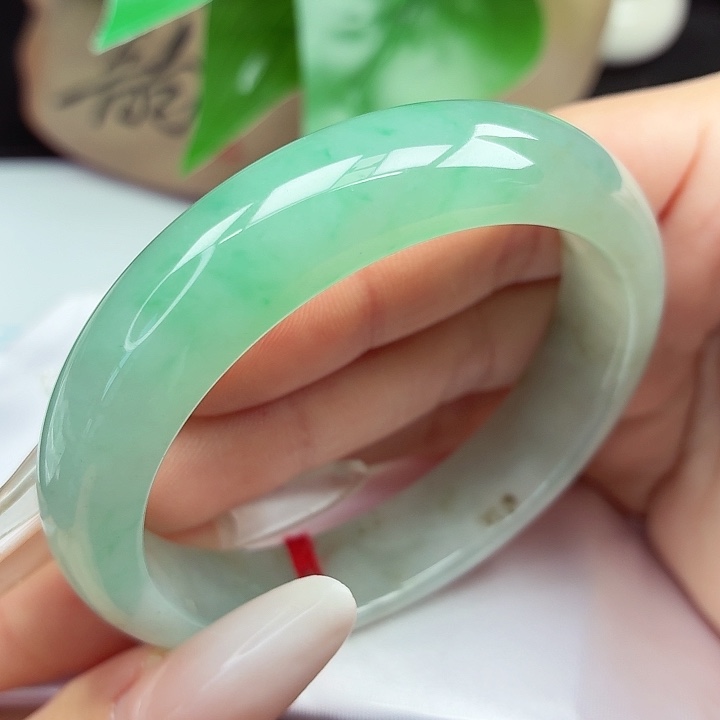 未镶嵌手镯翡翠54-55圈口