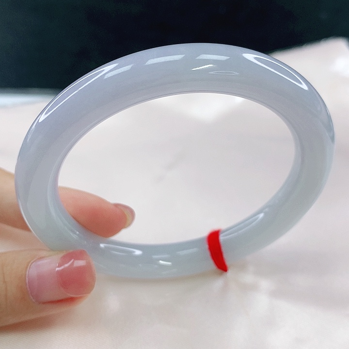 翡翠未镶嵌手镯圈57.3，79064