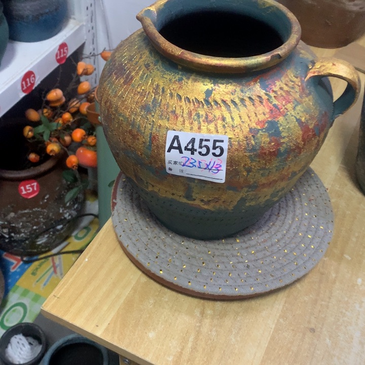 【闪购商品】红陶粗糙盆默认打孔