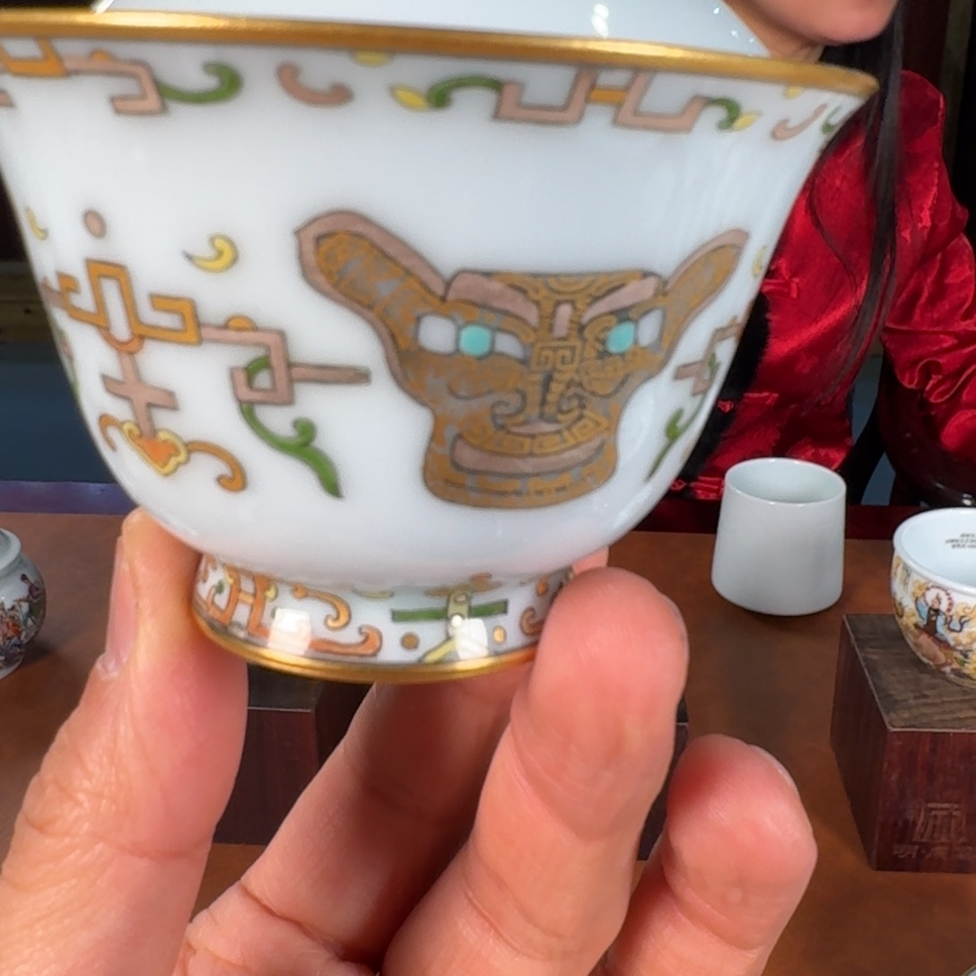 成窑青白瓷茶器精品