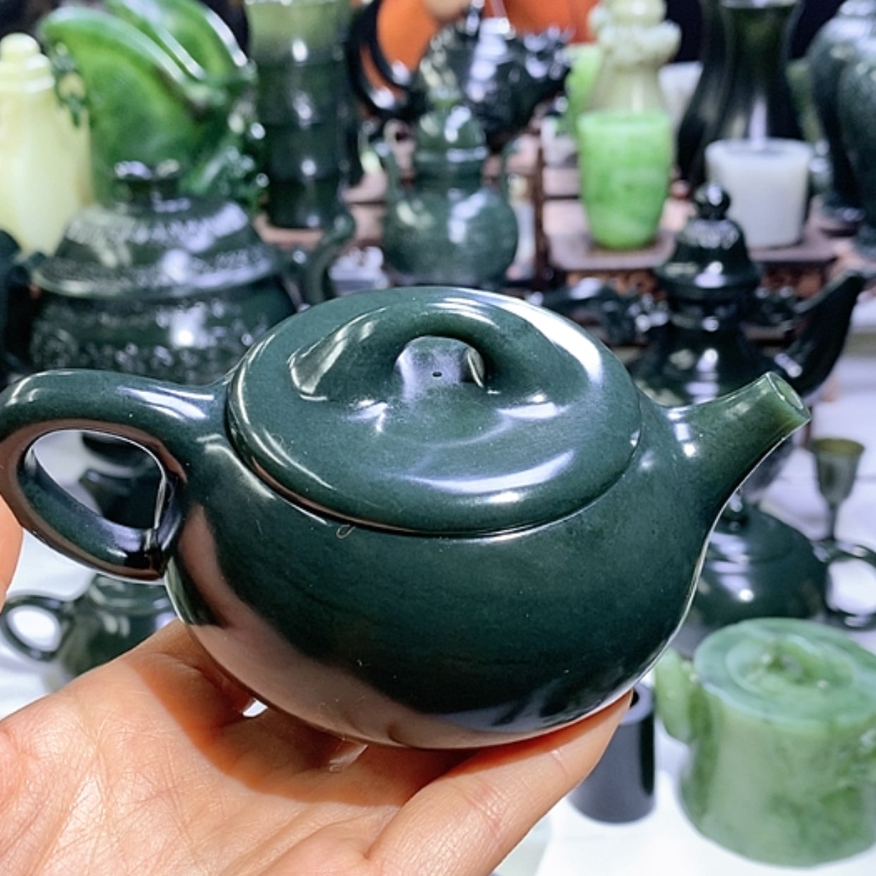 【闪购商品】和田玉摆件未镶嵌175毫升石瓢