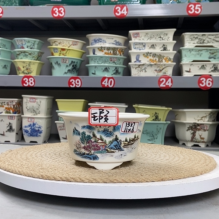 紫砂紫砂花盆3830