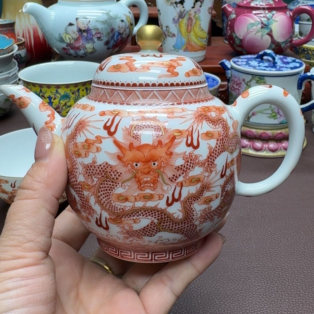 瓷片景德镇仿古手工制作精品展示