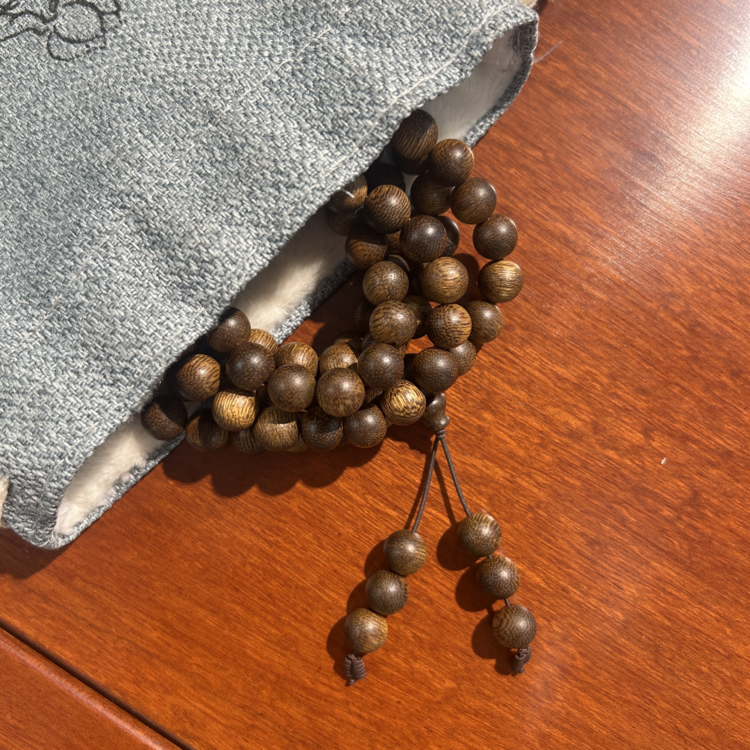 【艺香】芽白8mm*108颗沉木香作文创