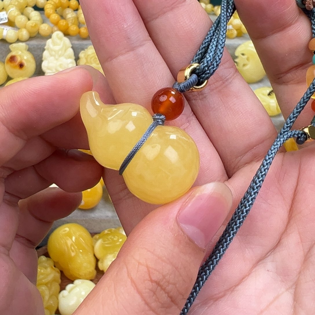 未镶嵌琥珀手链蜜蜡