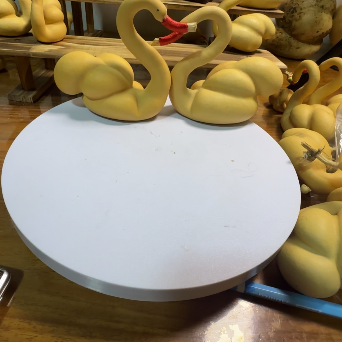 手***兜天鹅葫芦摆件家居饰品