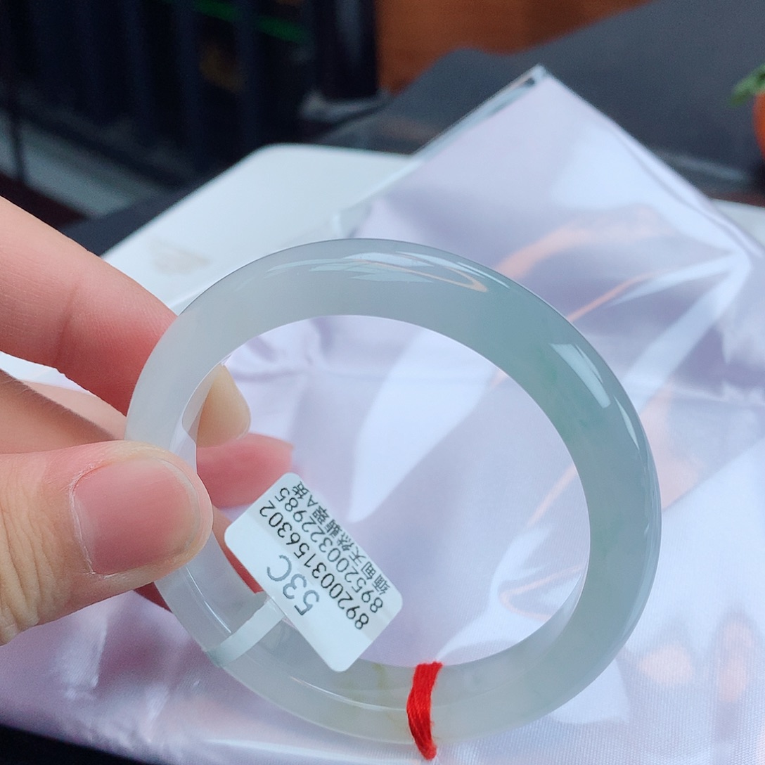 翡翠手镯未镶嵌天然缅甸翡翠A货手镯