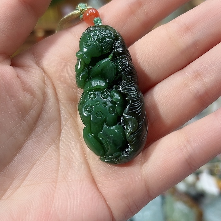 和田玉手链未镶嵌兴****）22