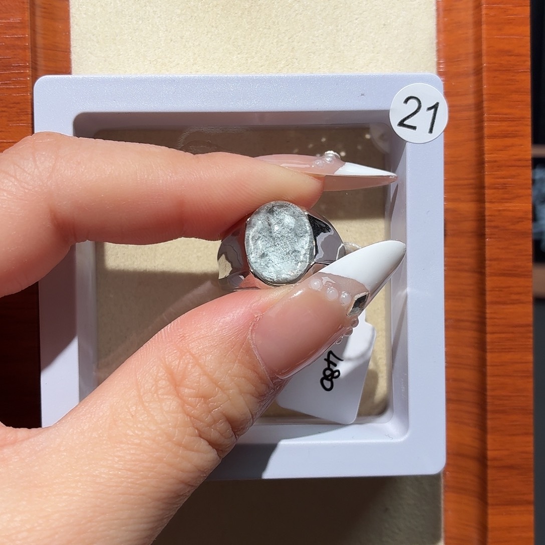 s****银S925镶嵌水晶戒指