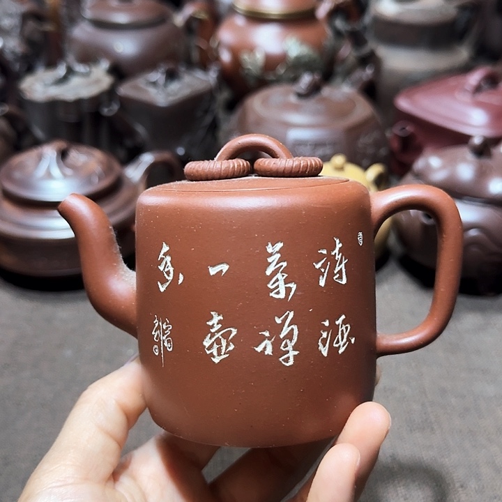 泥塑紫砂壶茶具壶