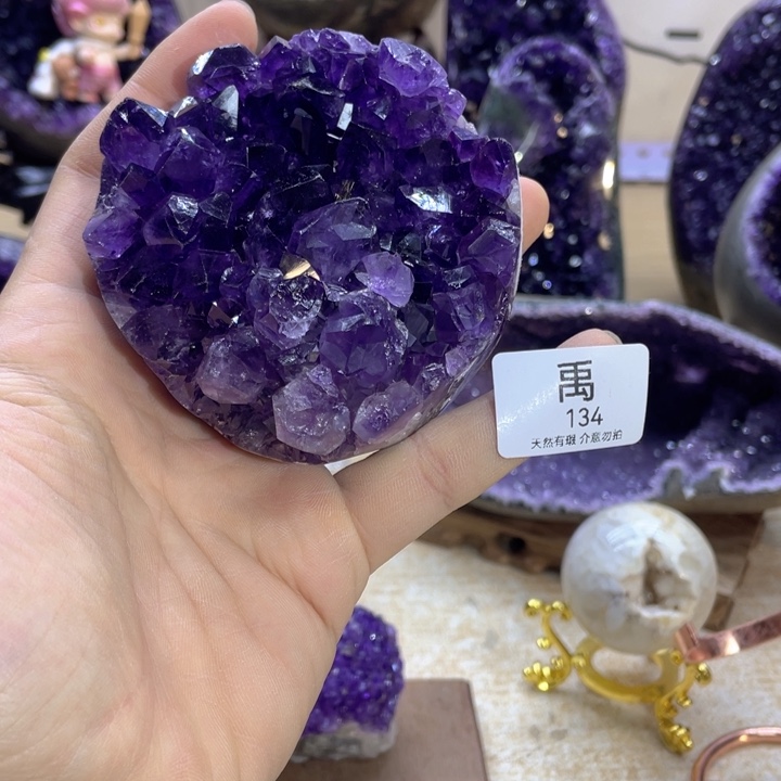 未镶嵌珠宝半成品紫晶