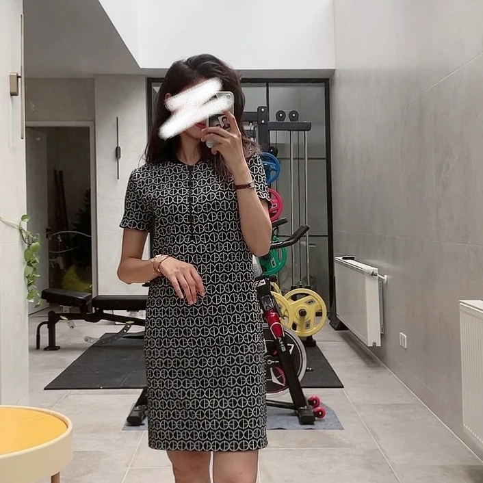 99新 Hermes/爱马仕 短袖针织连衣裙 36 10213233 h13