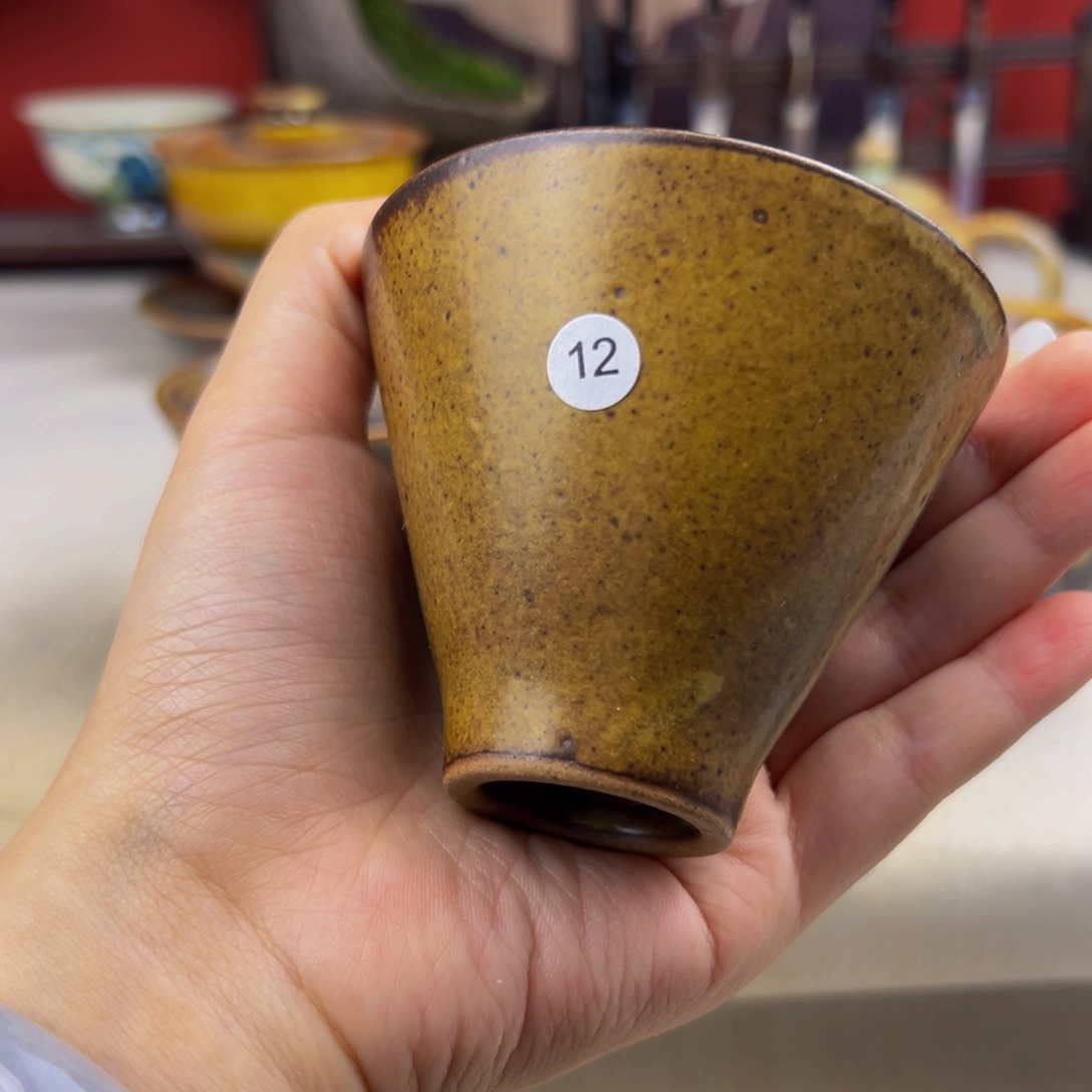 杯子纯手工柴烧主人杯