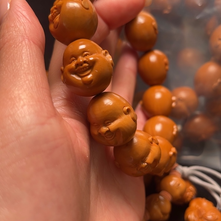 断***离橄榄核手串开心19