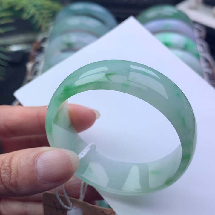 翡翠未镶嵌手镯天然翡翠手镯