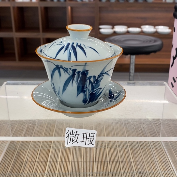 釉下老陶泥手工绘制