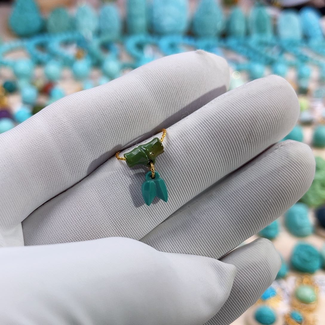 绿松石珠宝奇石未镶嵌