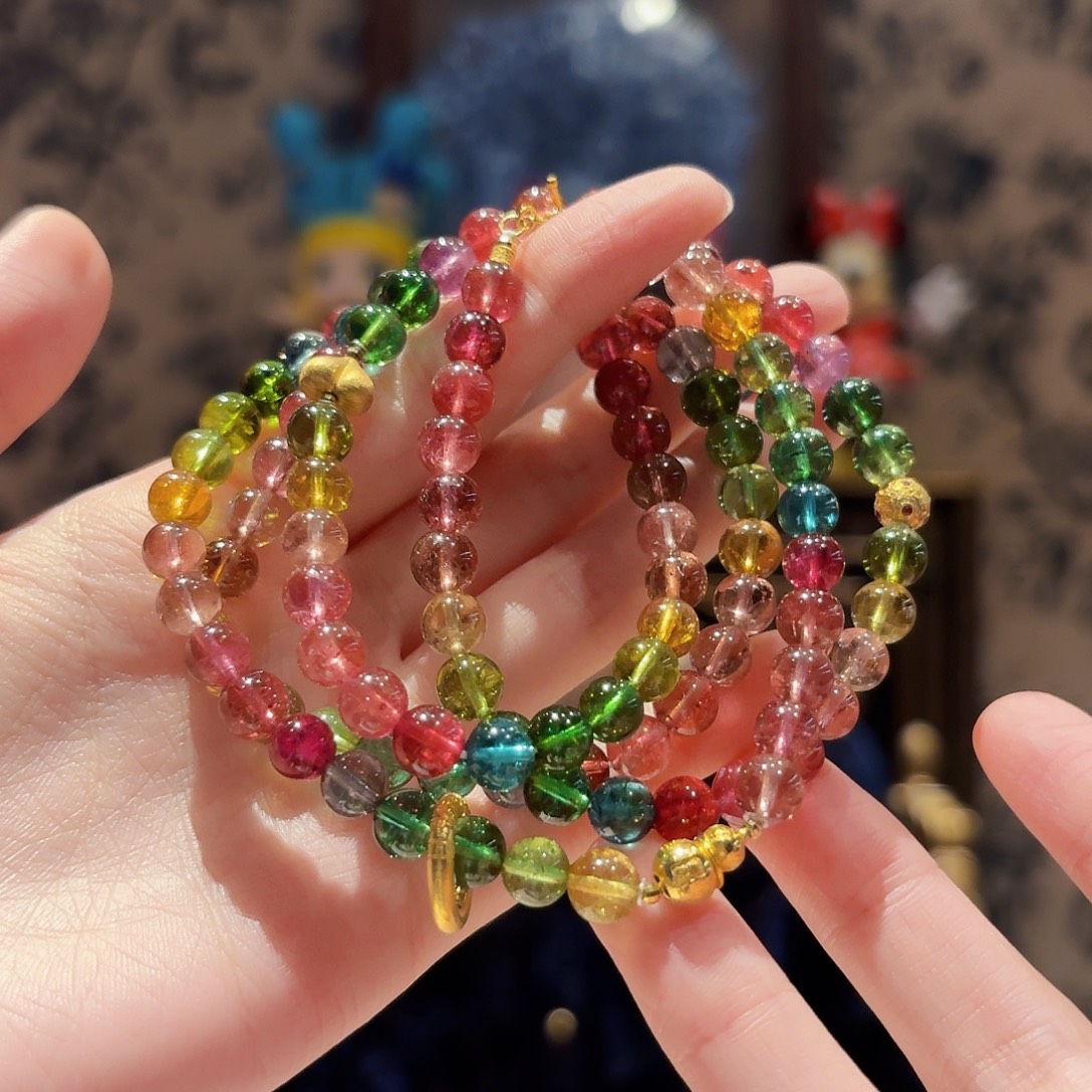 碧玺未镶嵌颈饰颈饰