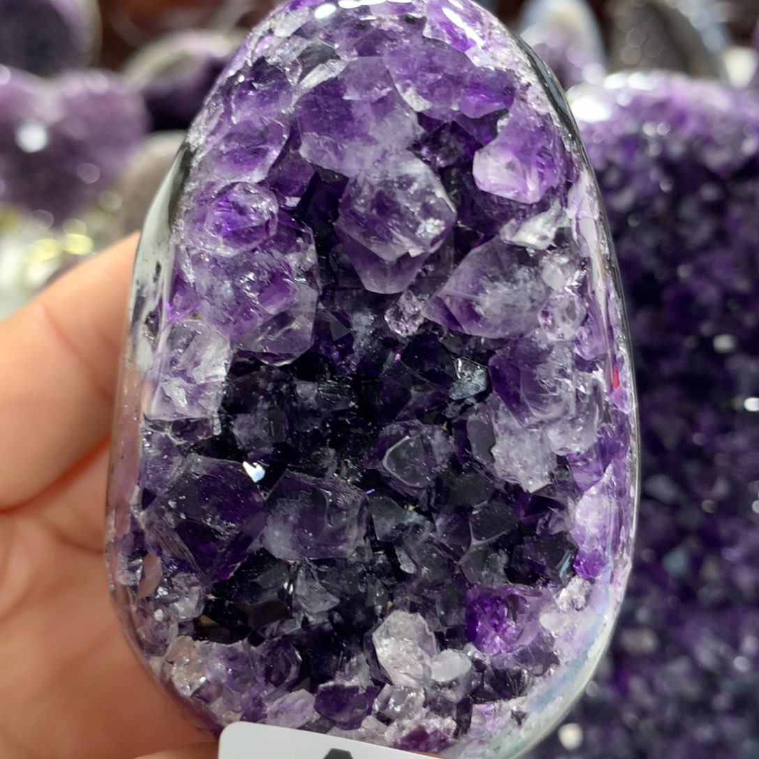 紫晶摆件未镶嵌水晶