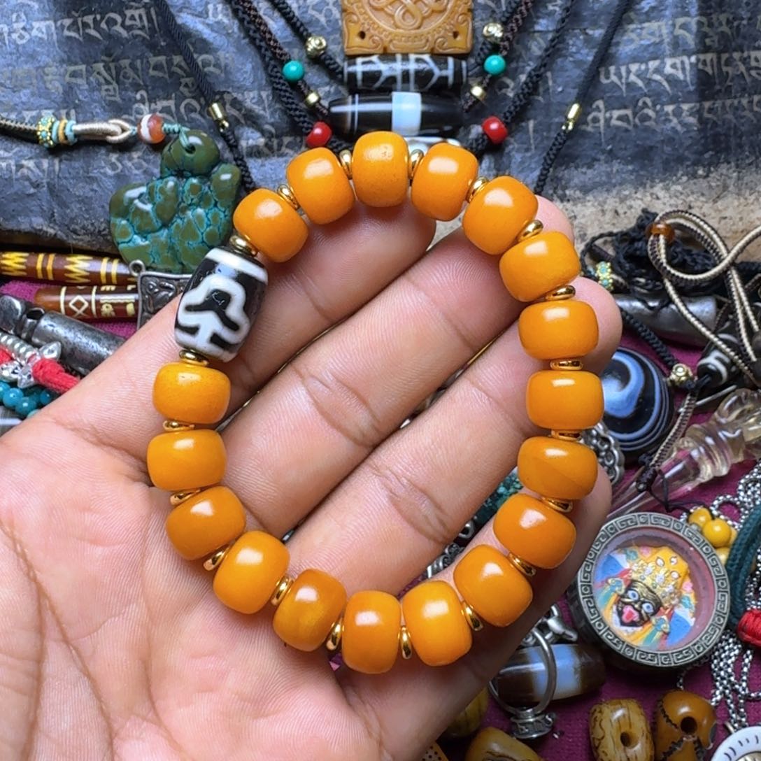 金刚菩提手串牦牛骨73