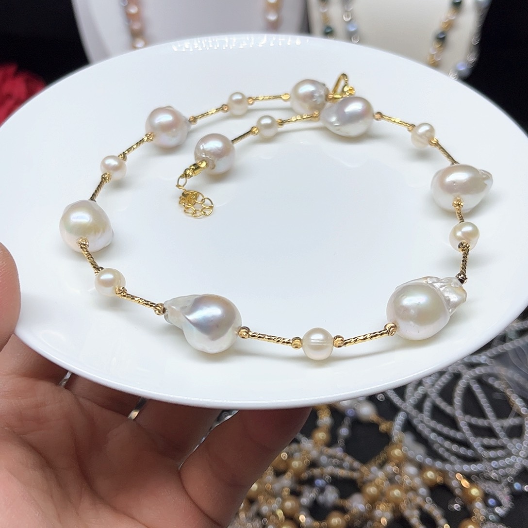 淡水珍珠颈饰未镶嵌