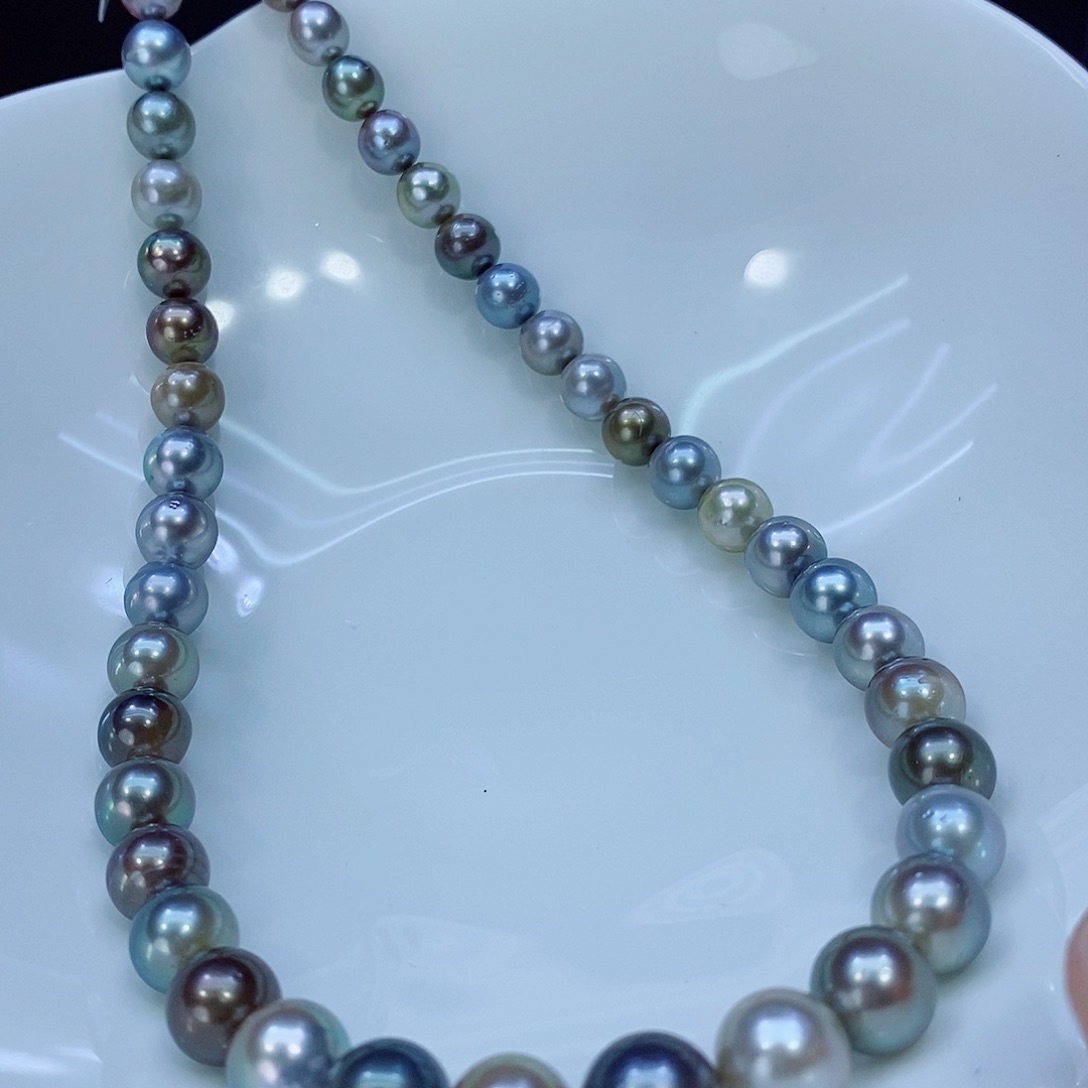 海水珍珠颈饰银S925镶嵌