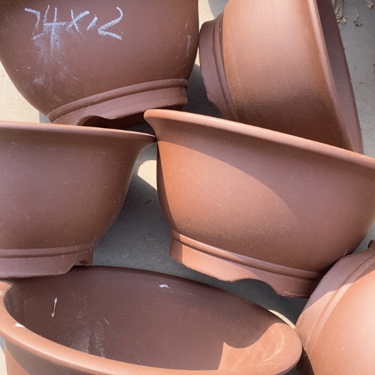 紫砂花盆100-6。24-12