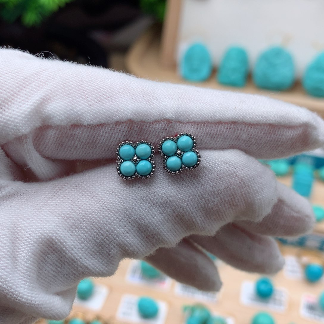 绿松石珠宝奇石银S925镶嵌