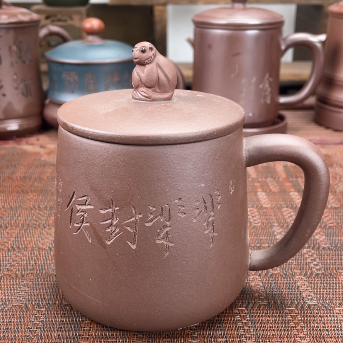 【闪购商品】紫砂茶杯宜兴原矿紫砂盖杯微瑕