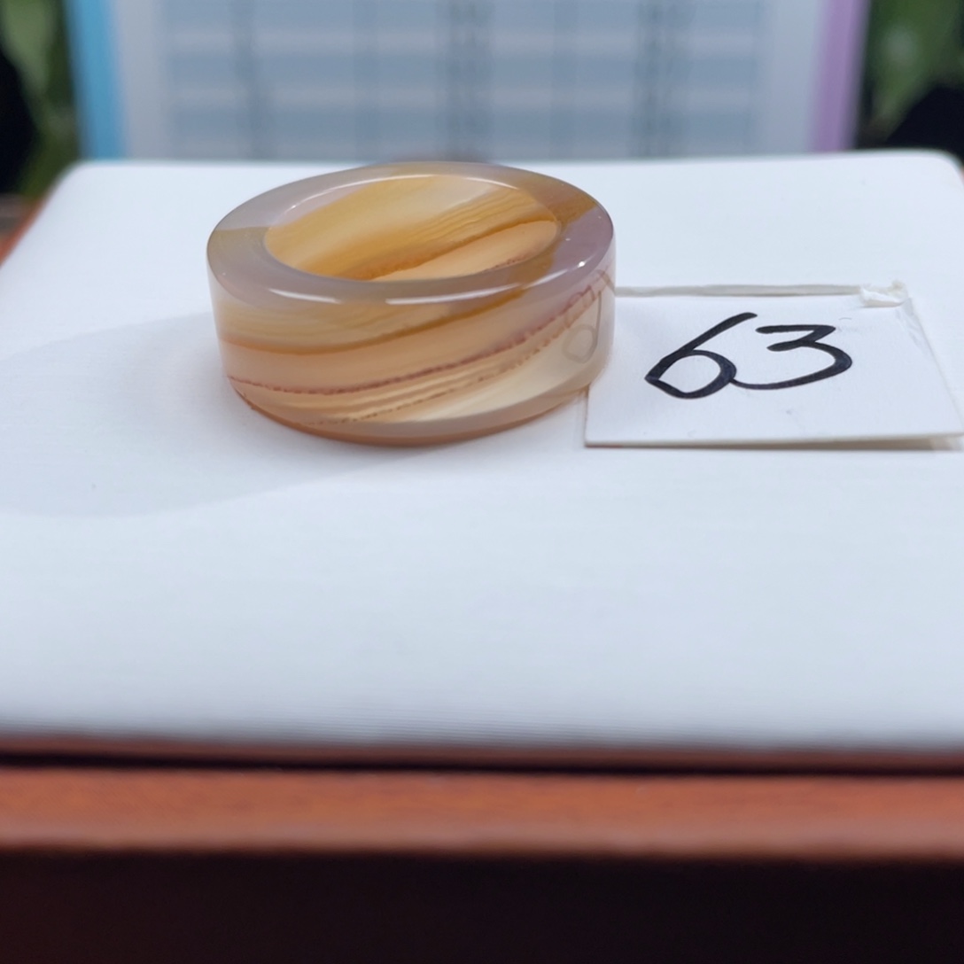 玛瑙/玉髓未镶嵌戒指Z19.3港20