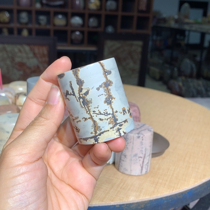 ，广西国画石摆件，收藏观赏