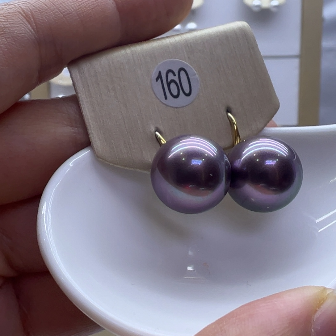 耳饰淡水珍珠银S925镶嵌