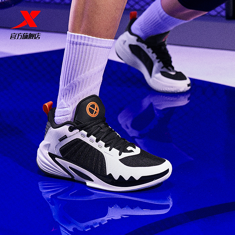 特步御风5代 | 篮球鞋2025新款官方正品减震耐磨专业实战运动鞋男