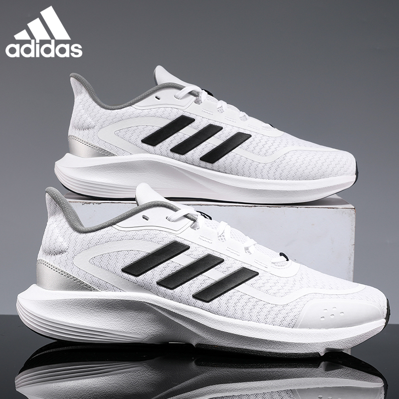 adidas阿迪达斯跑步鞋正品男鞋轻便减震2025秋季运动休闲鞋跑鞋