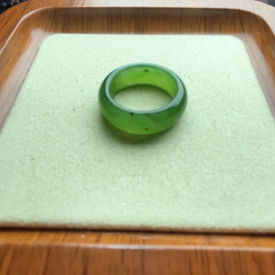 和田玉颈饰未镶嵌碧玉宽条14号