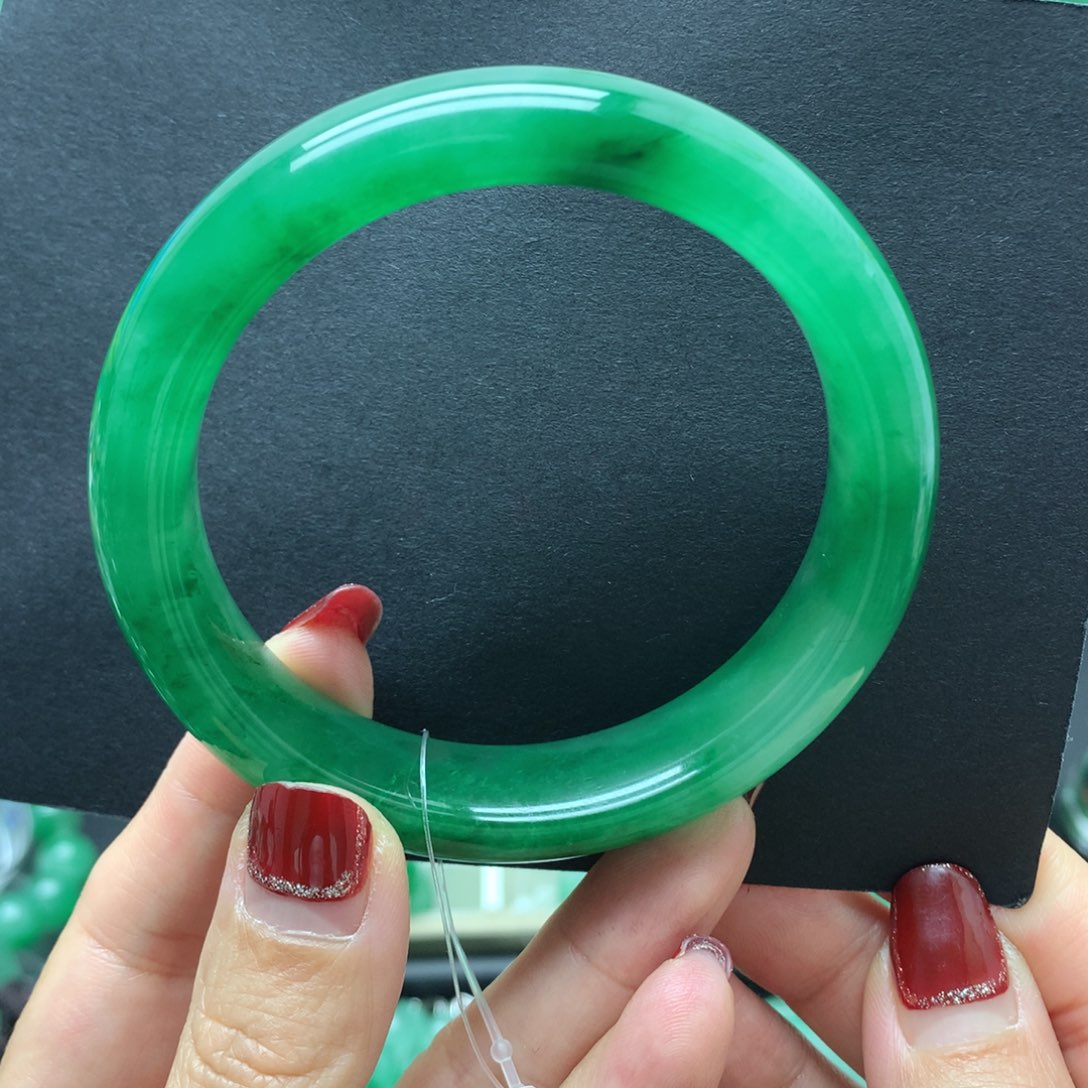 石英质玉手镯未镶嵌桃***Ꮤ