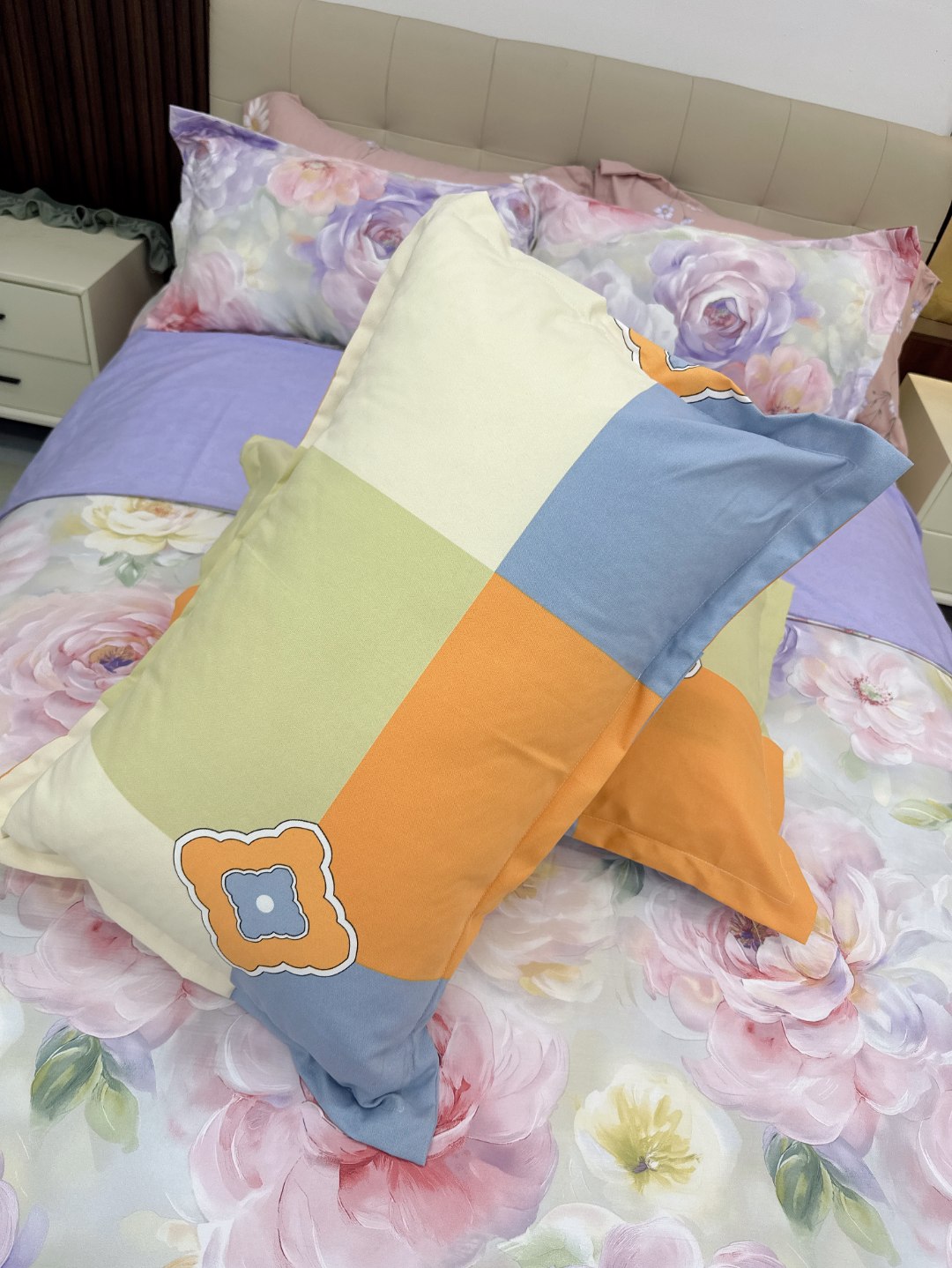 （多花色枕套）74*48尺寸斜纹枕套