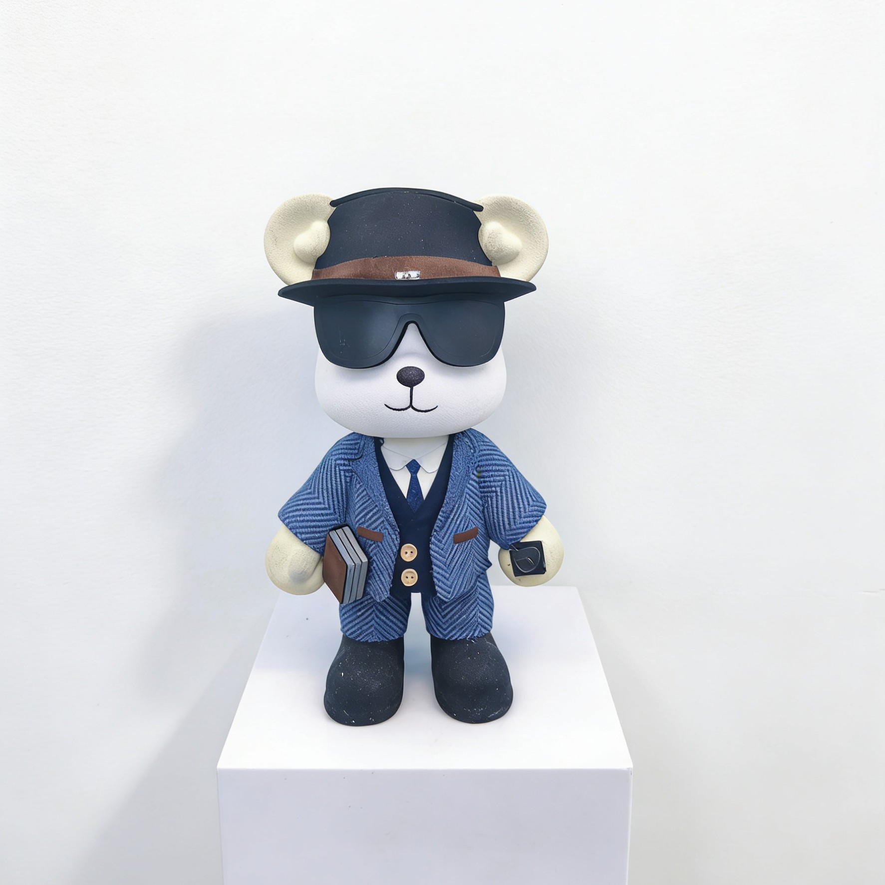 熊猫潮玩  律师  32厘米创意潮玩大号手工摆件潮流摆件男生男友力
