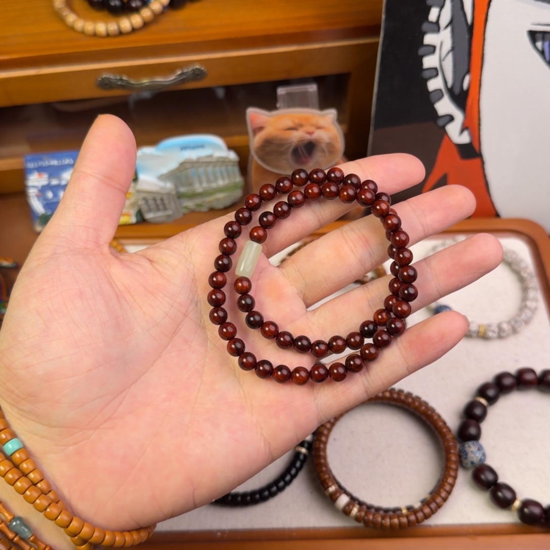 檀香紫檀（小叶紫檀）未镶嵌手串