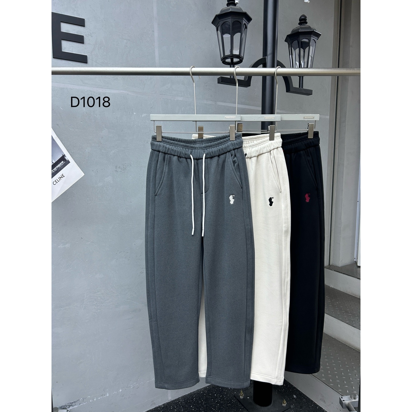 大占推荐 1018 潮牌休闲时尚加绒防风卫裤休闲裤